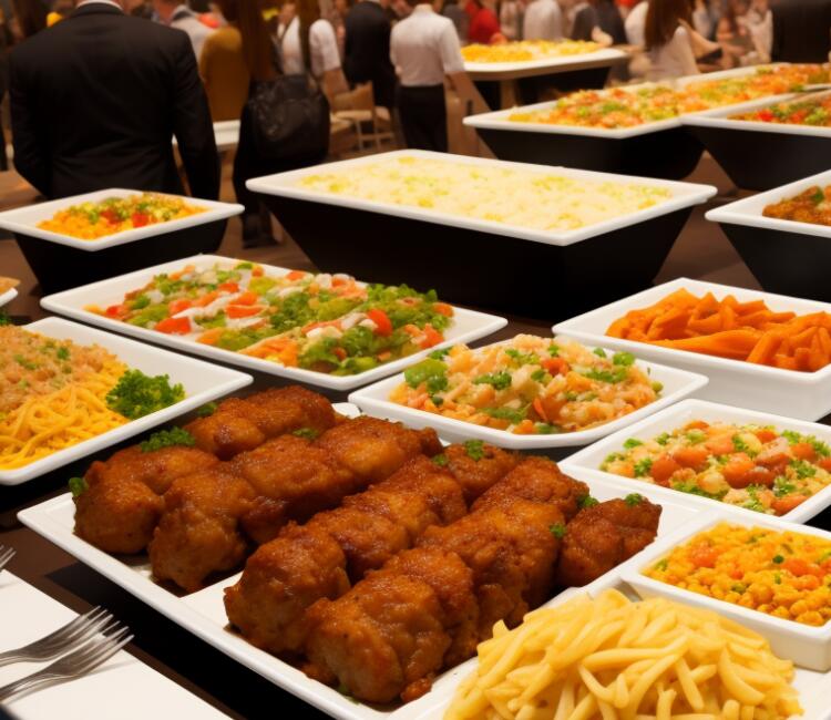 大型活動團餐配送現場案例